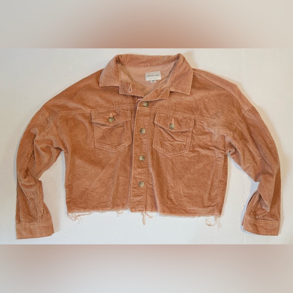 American Eagle Cropped Corduroy Jacket